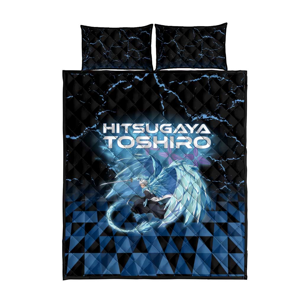 Hitsugaya Toshiro Bleach Quilt Bed Set Ice Element Anime Crystal Style