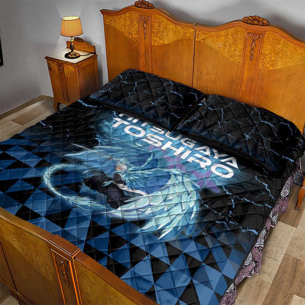 Hitsugaya Toshiro Bleach Quilt Bed Set Ice Element Anime Crystal Style