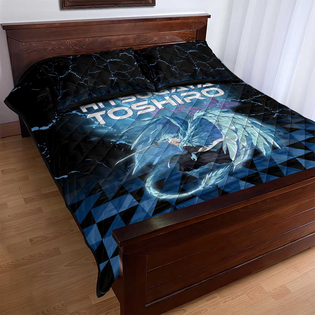 Hitsugaya Toshiro Bleach Quilt Bed Set Ice Element Anime Crystal Style