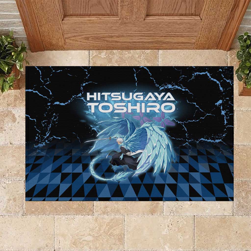 Hitsugaya Toshiro Bleach Rubber Doormat Ice Element Anime Crystal Style