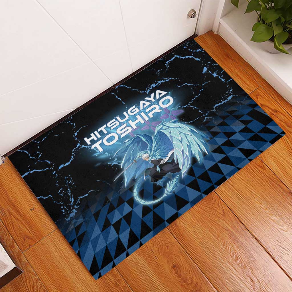 Hitsugaya Toshiro Bleach Rubber Doormat Ice Element Anime Crystal Style