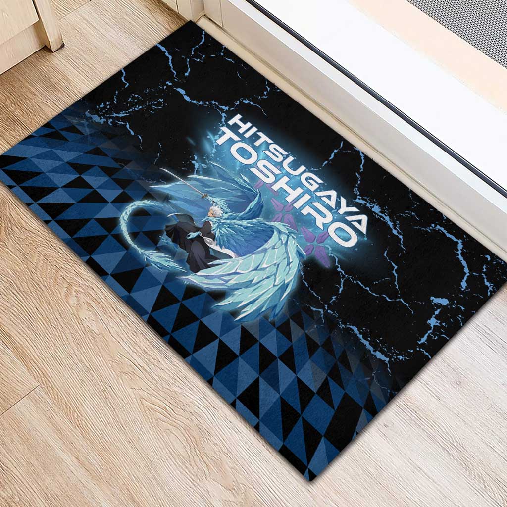 Hitsugaya Toshiro Bleach Rubber Doormat Ice Element Anime Crystal Style