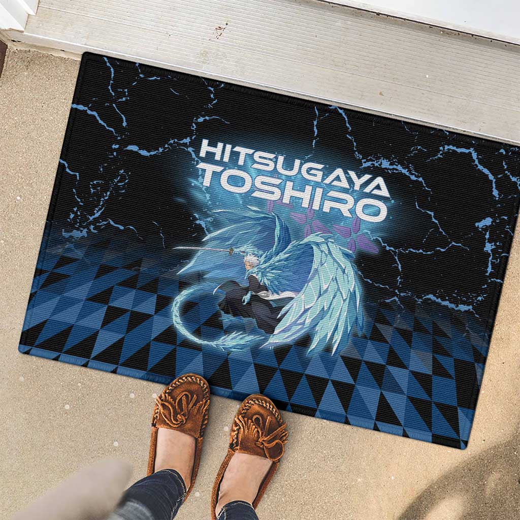 Hitsugaya Toshiro Bleach Rubber Doormat Ice Element Anime Crystal Style
