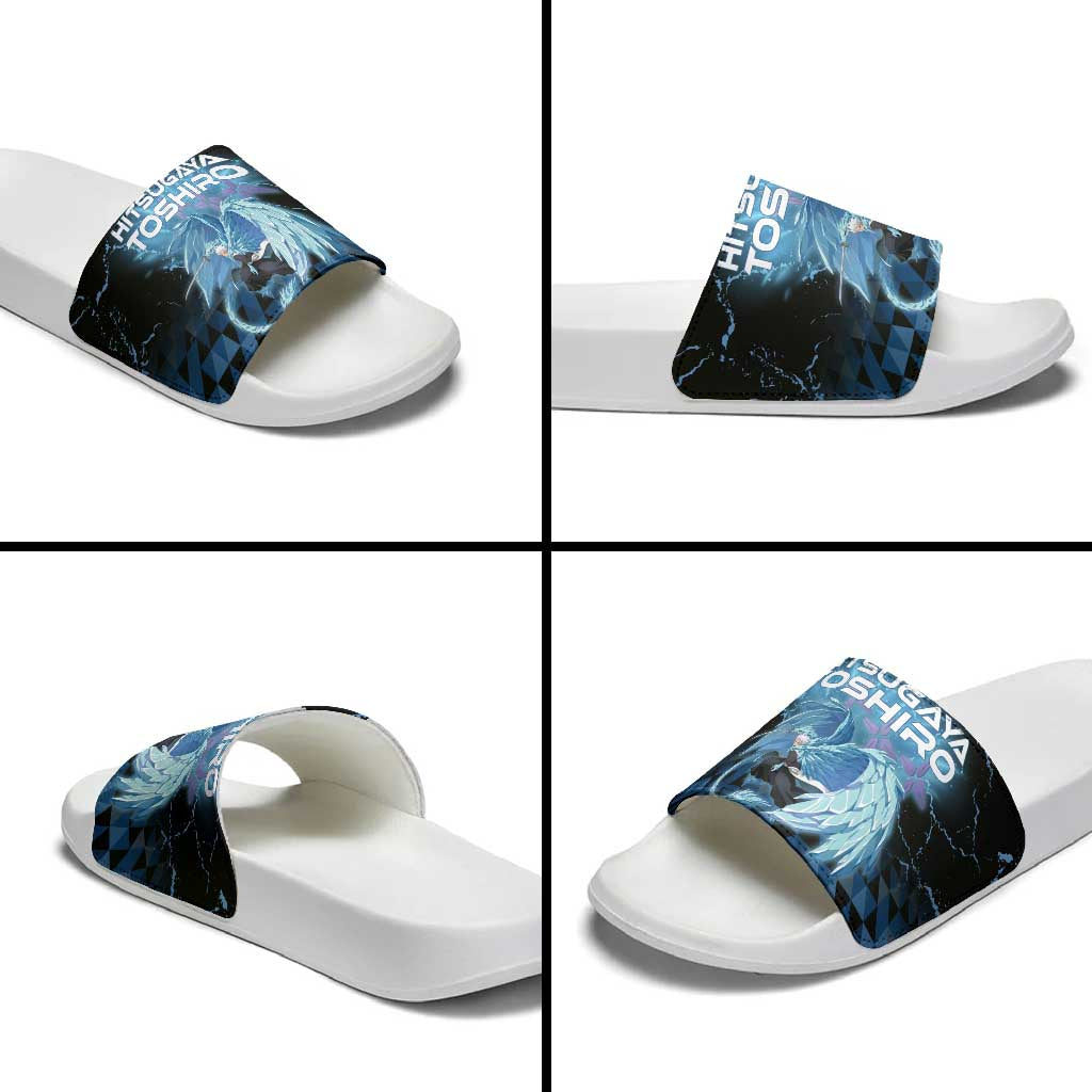 Hitsugaya Toshiro Bleach Slide Sandals Ice Element Anime Crystal Style