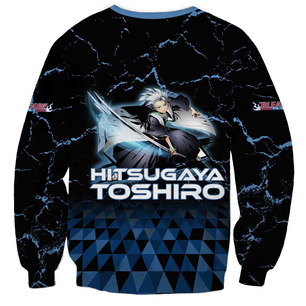 Hitsugaya Toshiro Bleach Sweatshirt Ice Element Anime Crystal Style