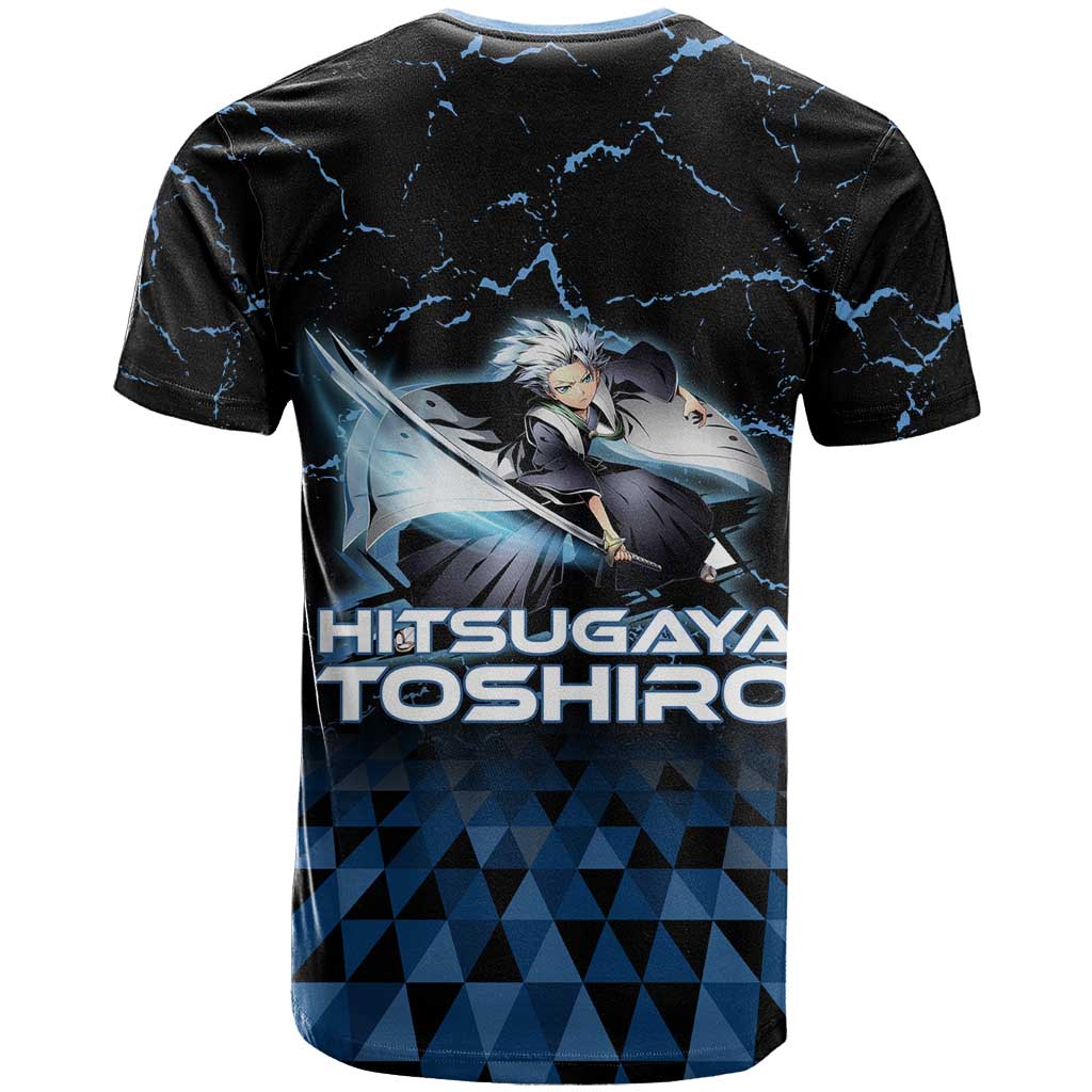 Hitsugaya Toshiro Bleach T Shirt Ice Element Anime Crystal Style