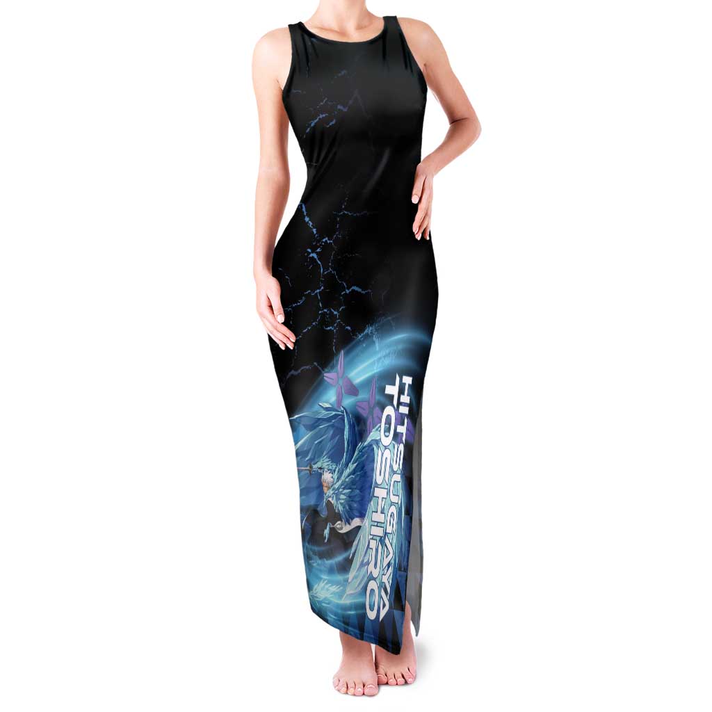 Hitsugaya Toshiro Bleach Tank Maxi Dress Ice Element Anime Crystal Style