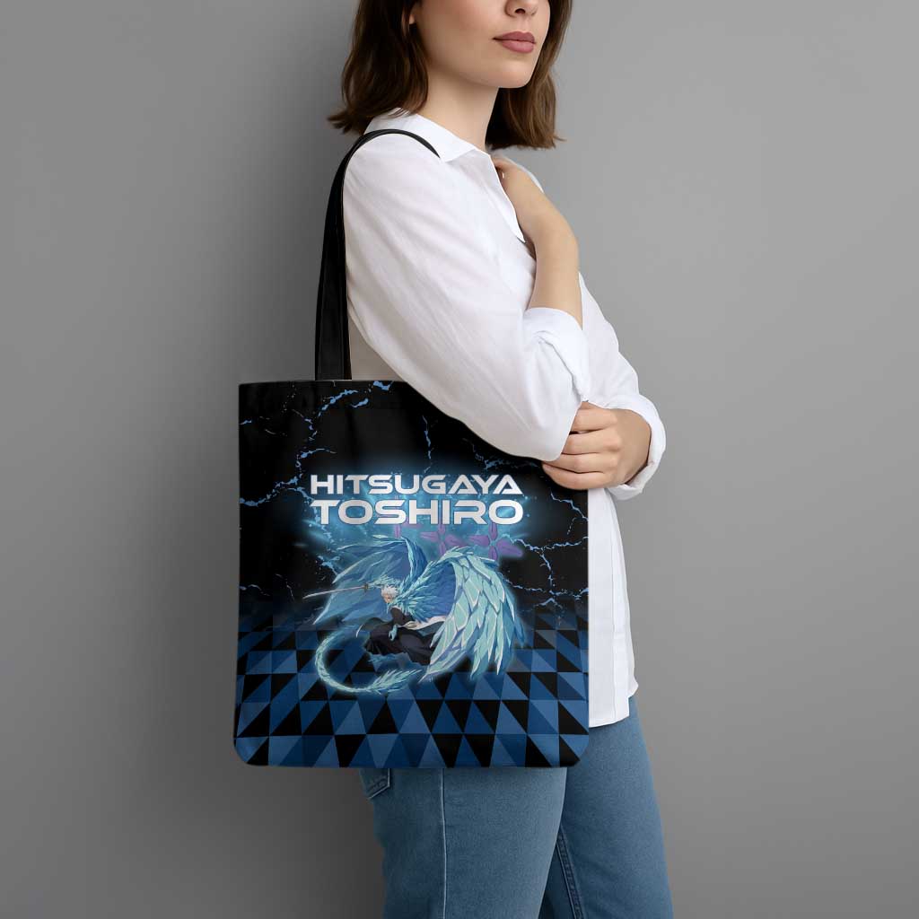 Hitsugaya Toshiro Bleach Tote Bag Ice Element Anime Crystal Style