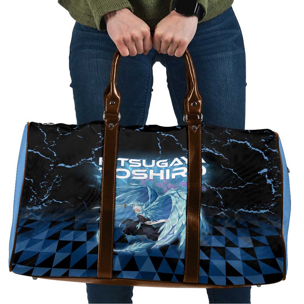 Hitsugaya Toshiro Bleach Travel Bag Ice Element Anime Crystal Style