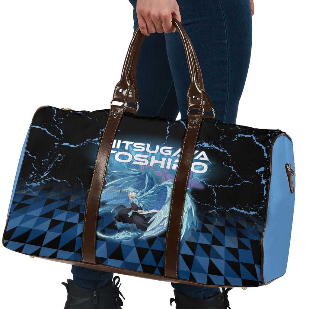 Hitsugaya Toshiro Bleach Travel Bag Ice Element Anime Crystal Style