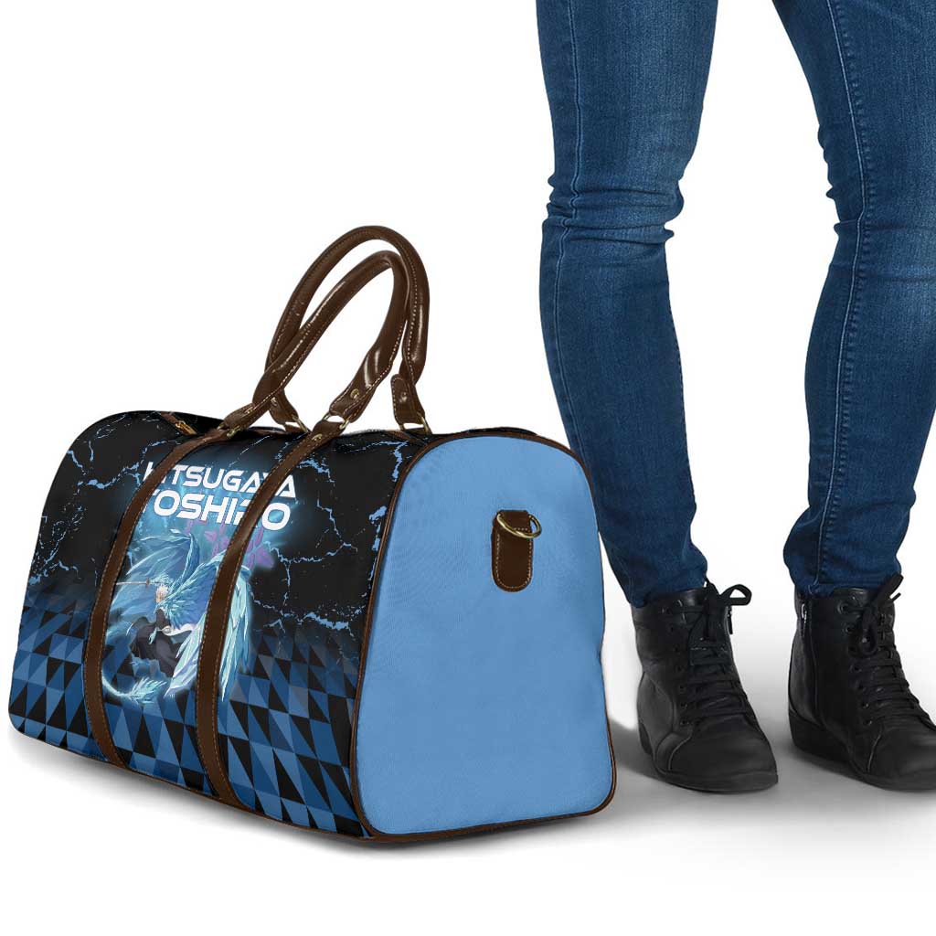 Hitsugaya Toshiro Bleach Travel Bag Ice Element Anime Crystal Style