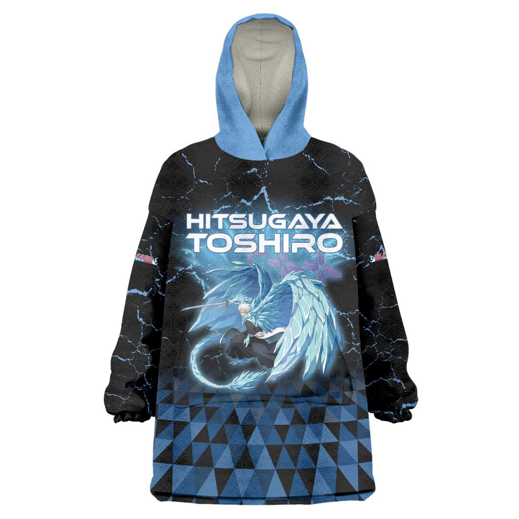 Hitsugaya Toshiro Bleach Wearable Blanket Hoodie Ice Element Anime Crystal Style