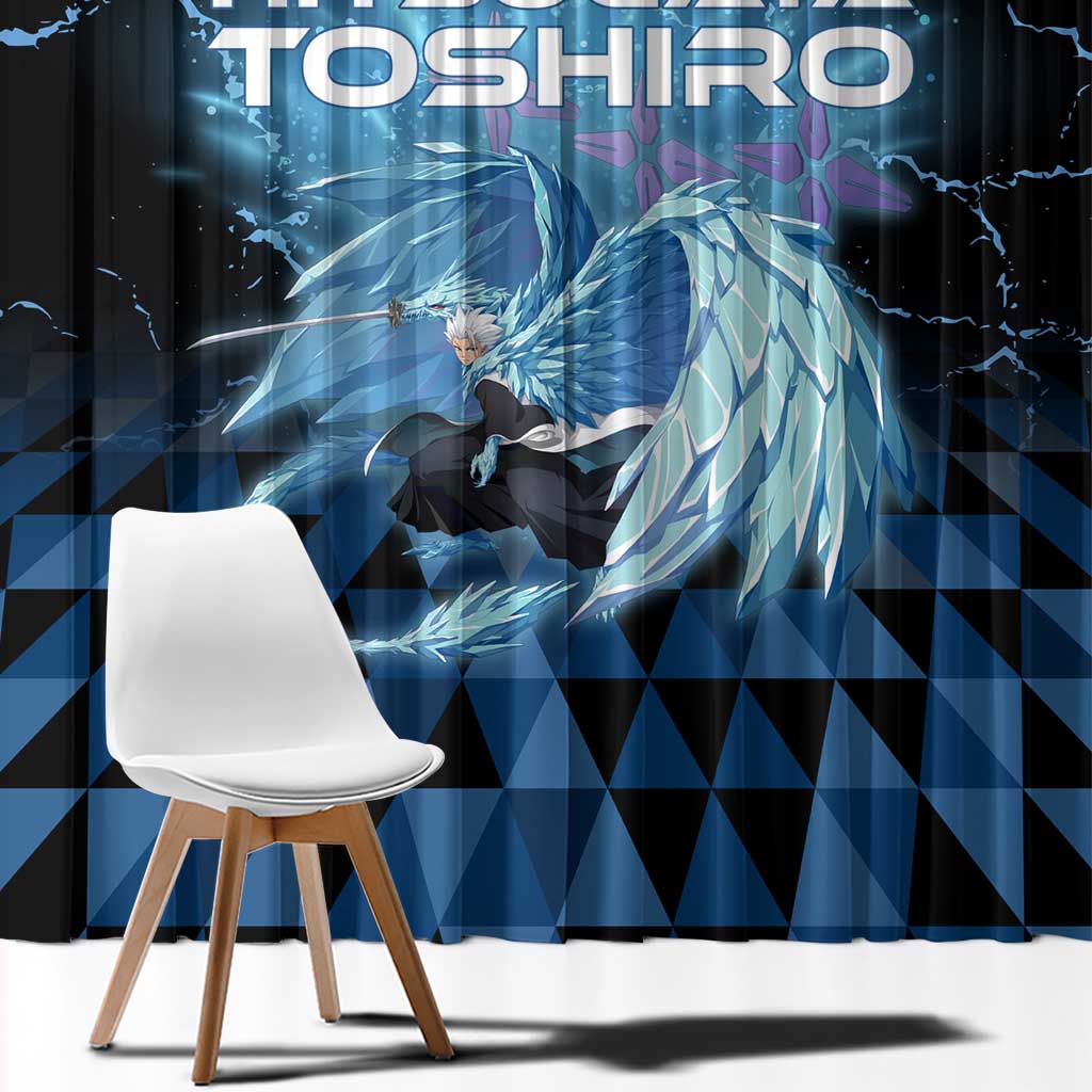 Hitsugaya Toshiro Bleach Window Curtain Ice Element Anime Crystal Style