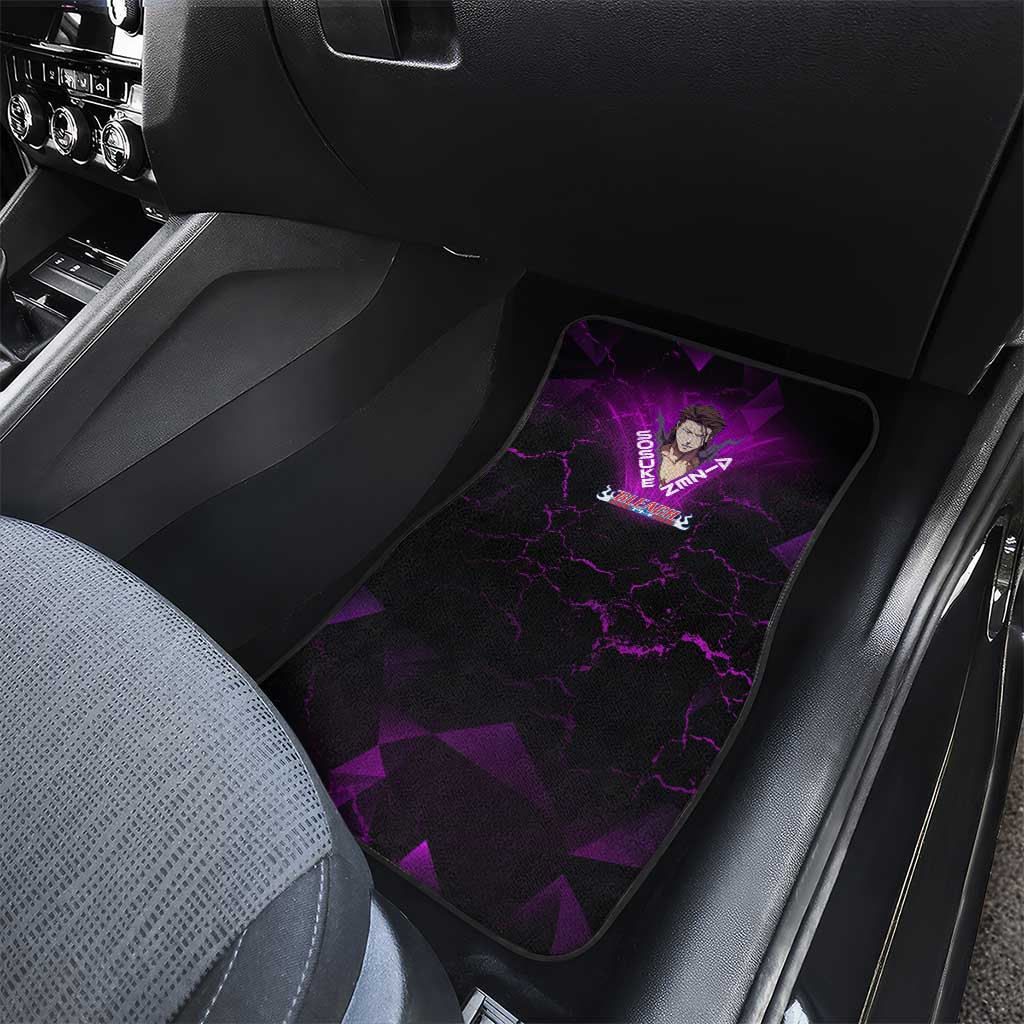 Sosuke Aizen Car Mats Neon Purple Anime Energy Aura Illustration