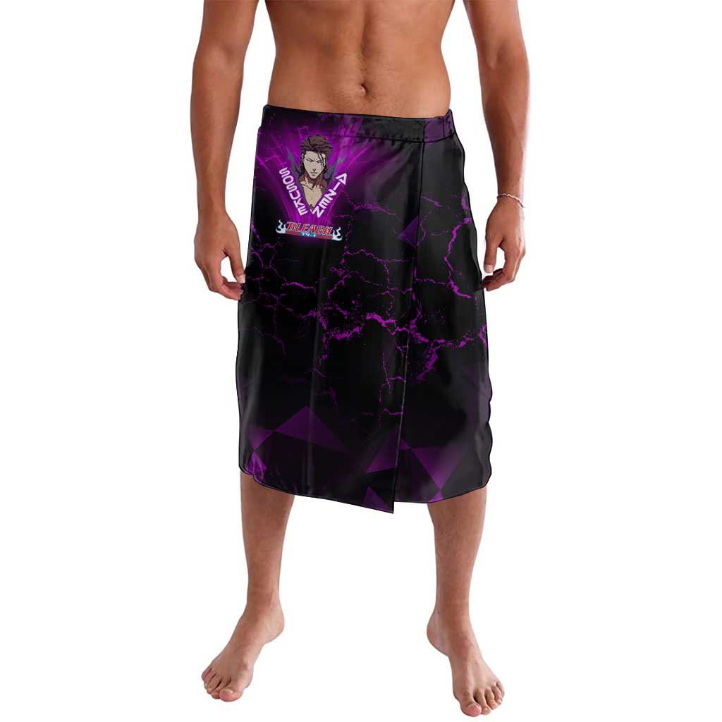 Sosuke Aizen Lavalava Neon Purple Anime Energy Aura Illustration