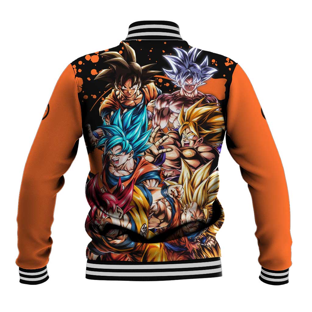 Son Goku - Dragon Ball Baseball Jacket Anime Style