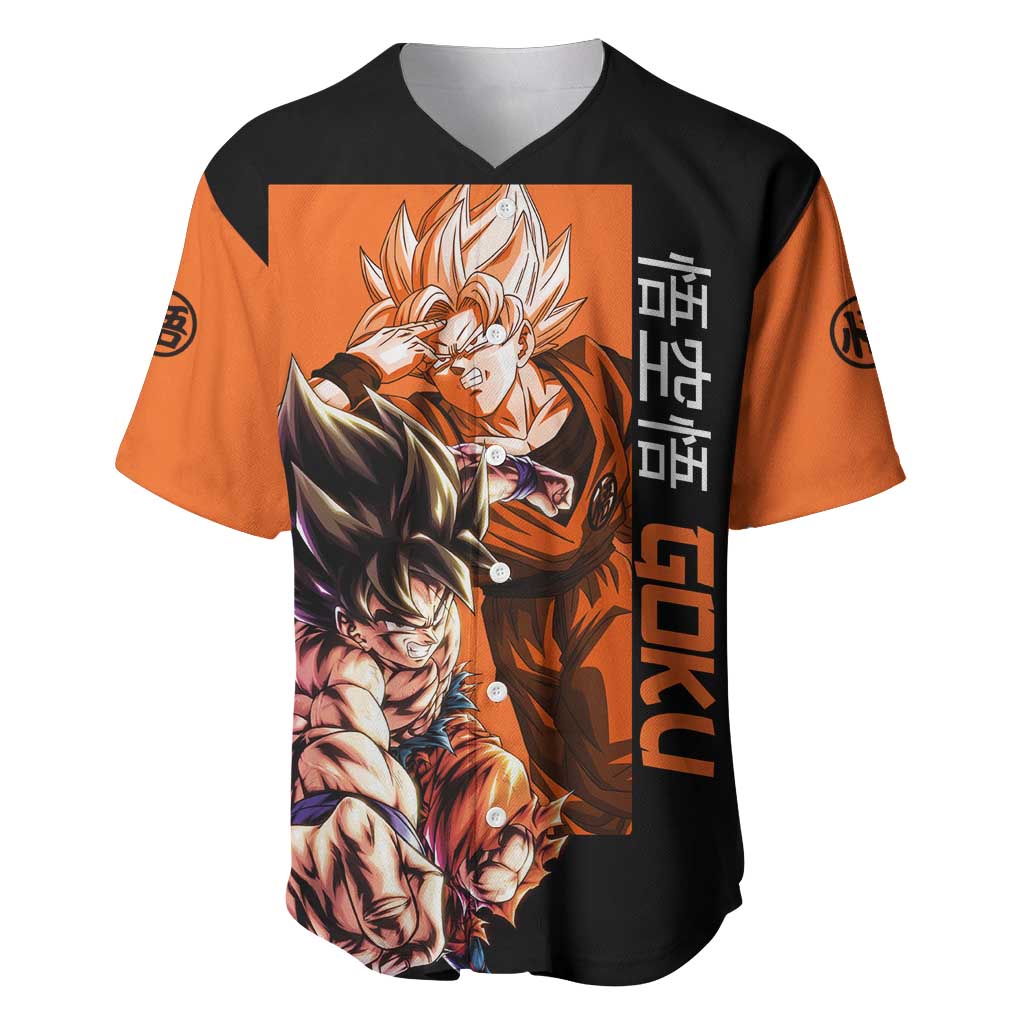 Son Goku - Dragon Ball Baseball Jersey Anime Style