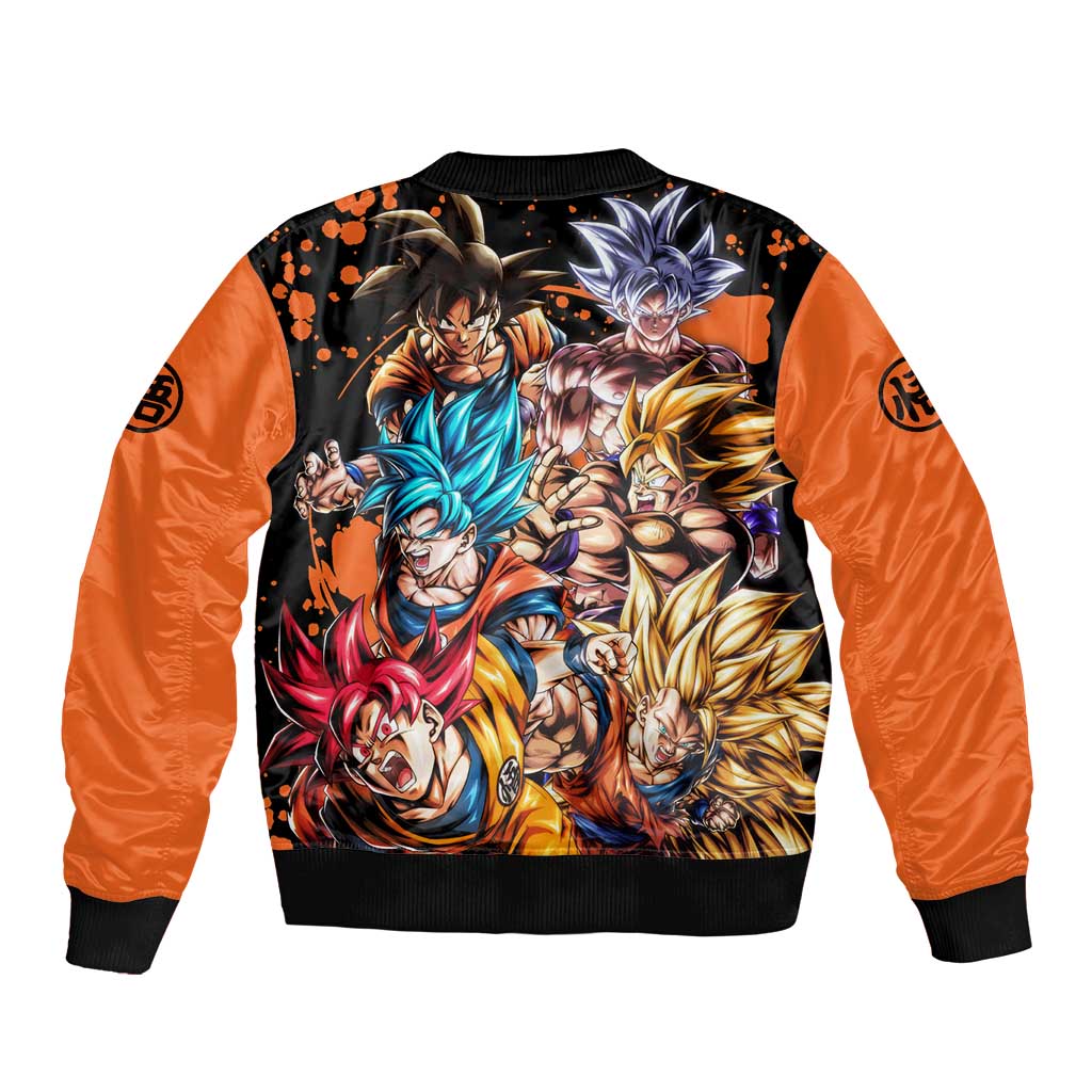 Son Goku - Dragon Ball Bomber Jacket Anime Style