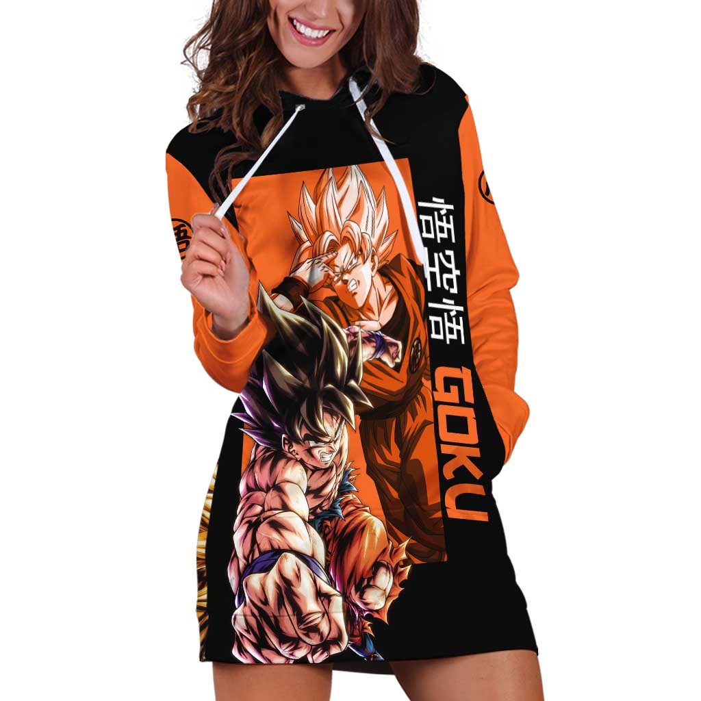 Son Goku - Dragon Ball Hoodie Dress Anime Style
