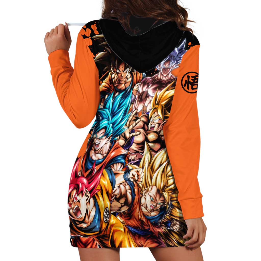 Son Goku - Dragon Ball Hoodie Dress Anime Style