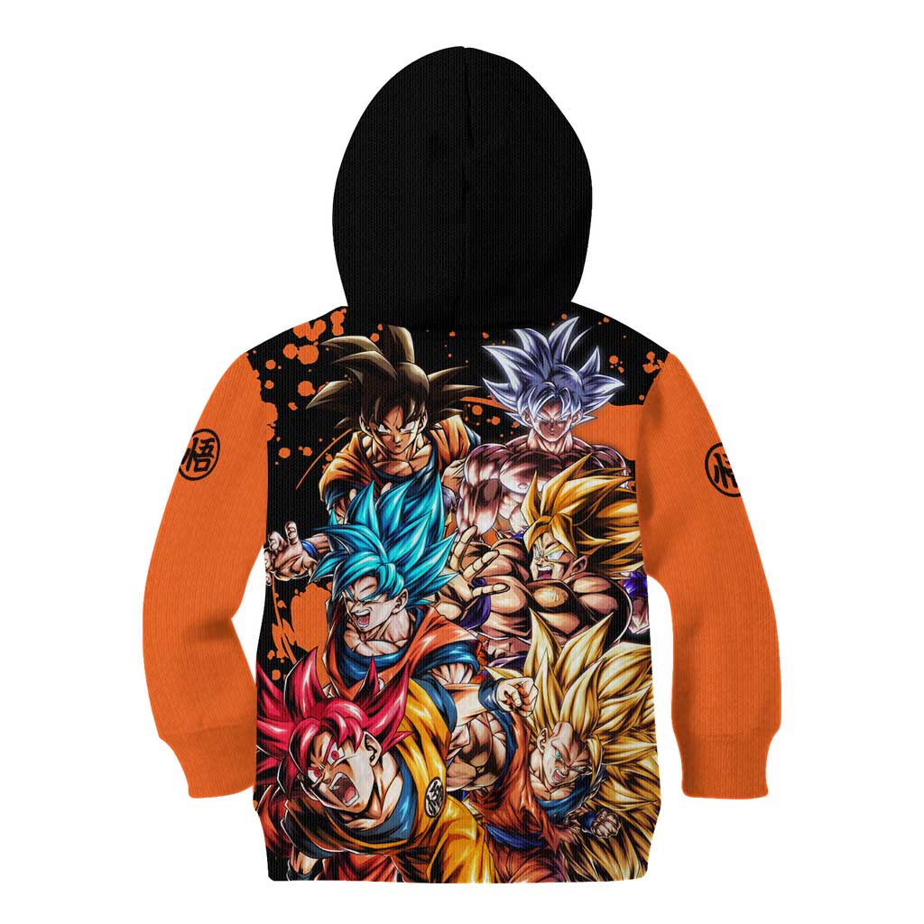 Son Goku - Dragon Ball Kid Hoodie Anime Style