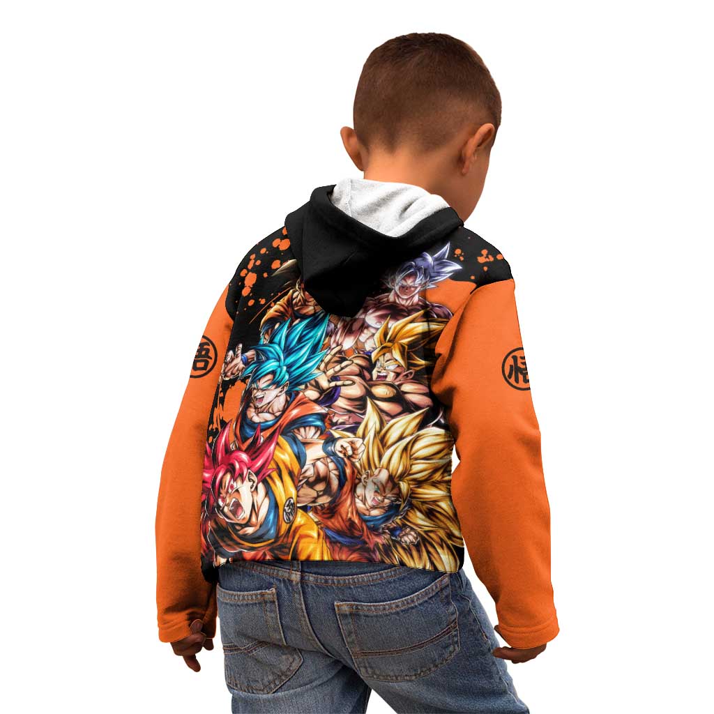 Son Goku - Dragon Ball Kid Hoodie Anime Style