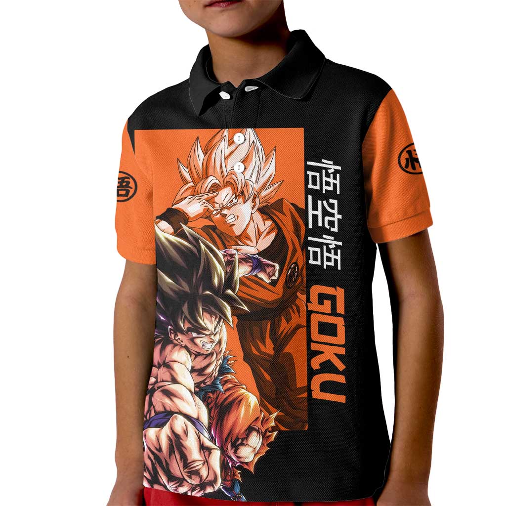 Son Goku - Dragon Ball Kid Polo Shirt Anime Style