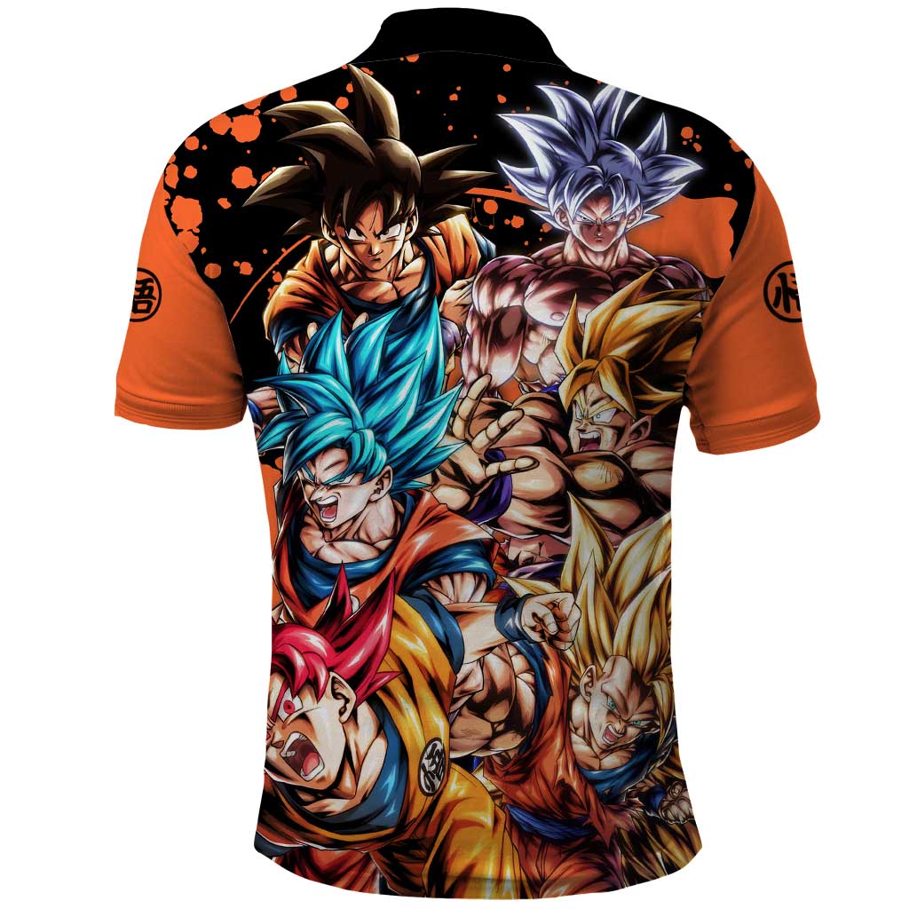 Son Goku - Dragon Ball Polo Shirt Anime Style