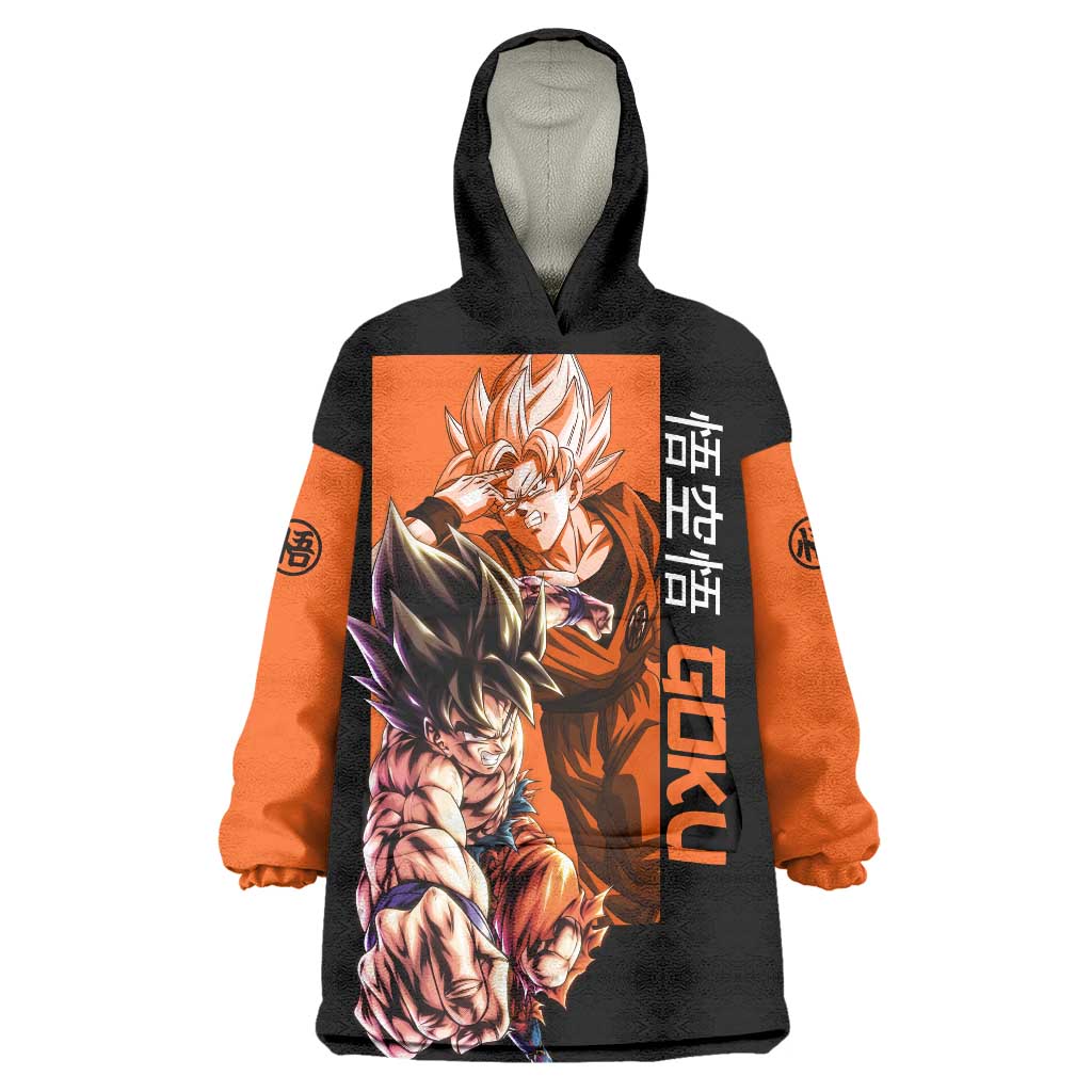 Son Goku - Dragon Ball Wearable Blanket Hoodie Anime Style