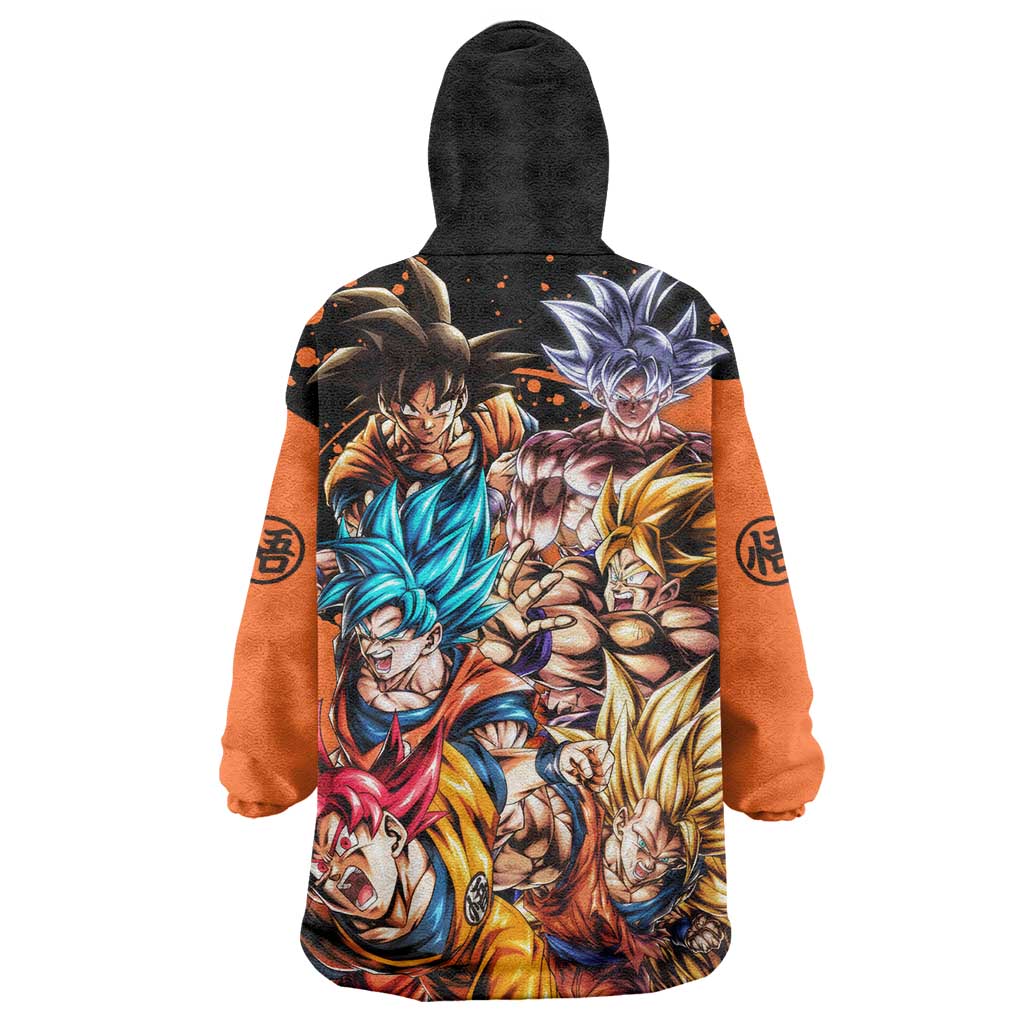 Son Goku - Dragon Ball Wearable Blanket Hoodie Anime Style