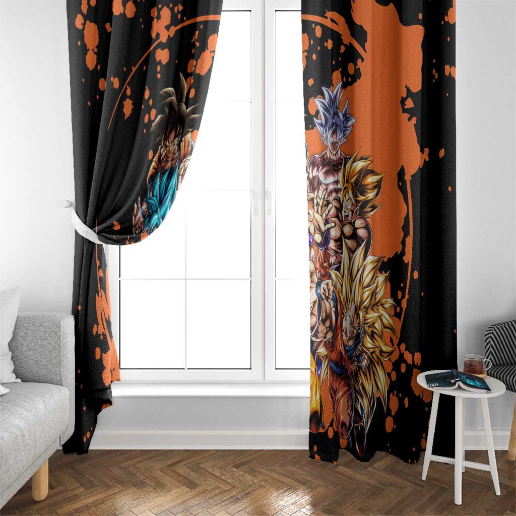 Son Goku - Dragon Ball Window Curtain Anime Style