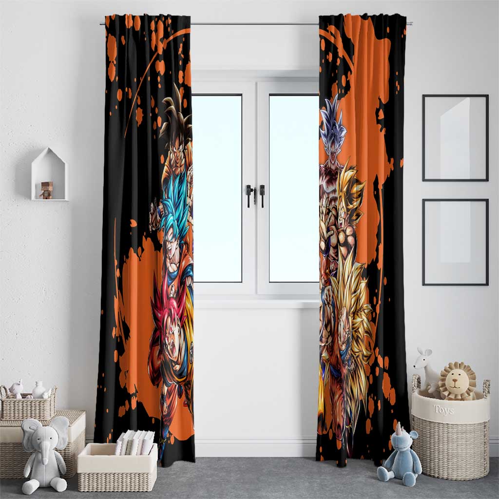 Son Goku - Dragon Ball Window Curtain Anime Style