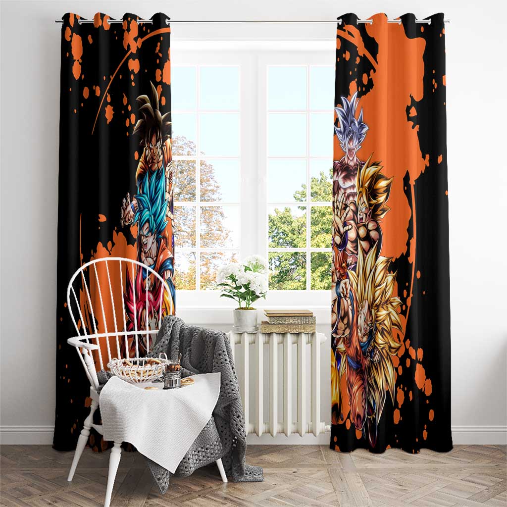 Son Goku - Dragon Ball Window Curtain Anime Style