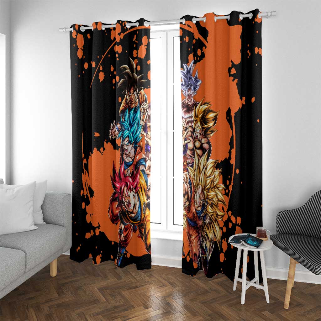 Son Goku - Dragon Ball Window Curtain Anime Style