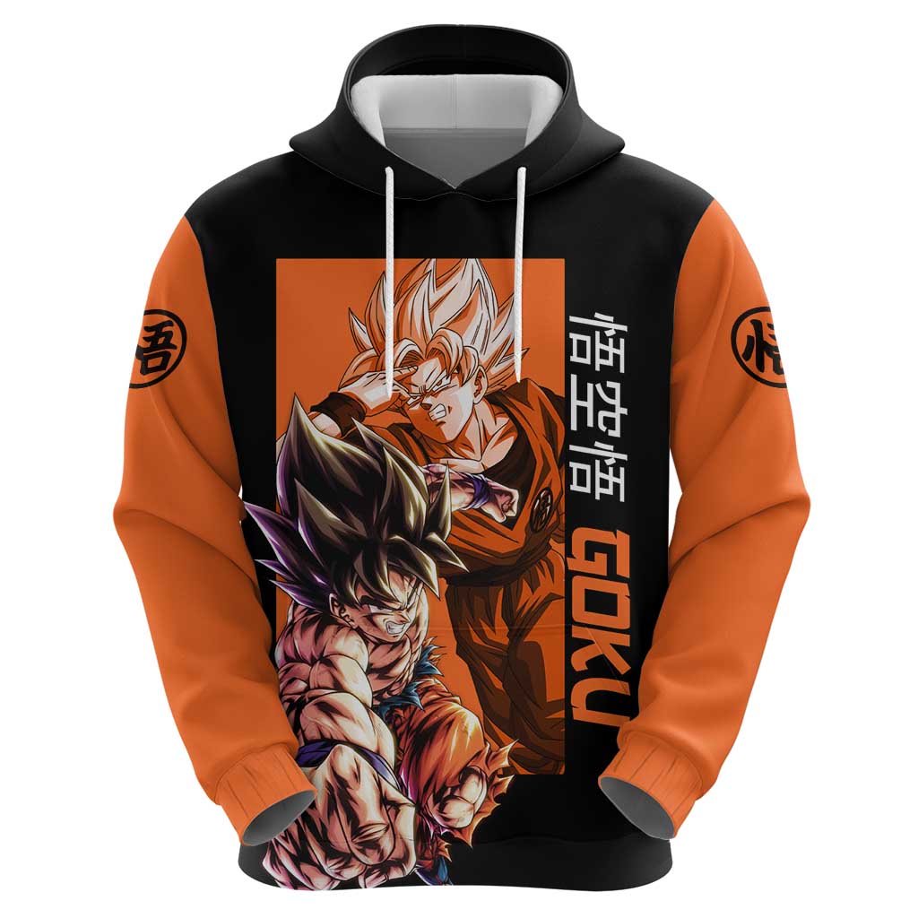 Son Goku - Dragon Ball Zip Hoodie Anime Style