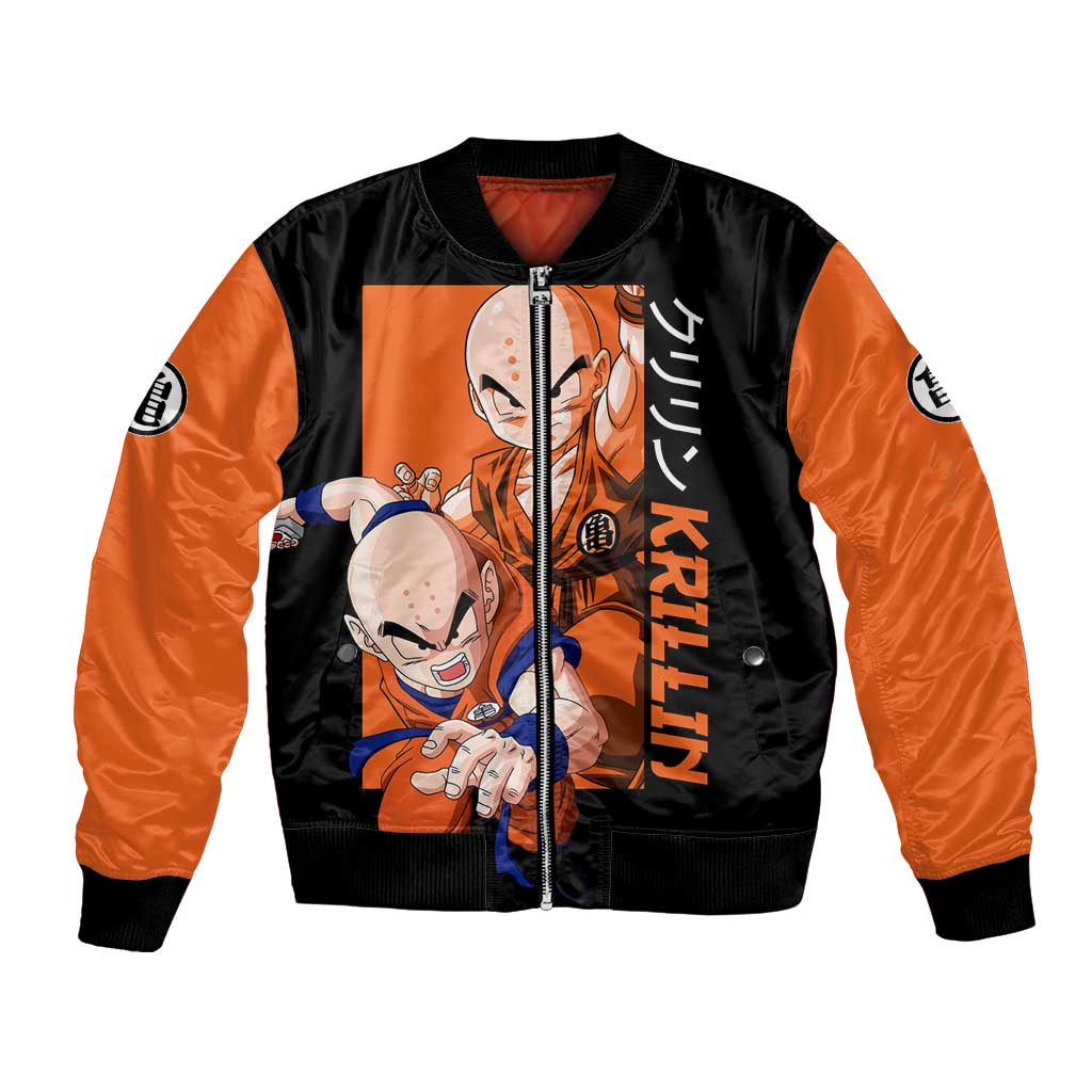 Krillin  - Dragon Ball Bomber Jacket Anime Style