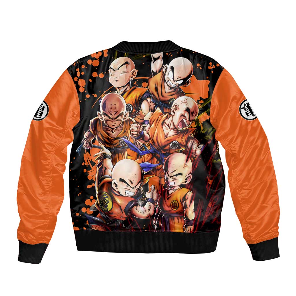 Krillin  - Dragon Ball Bomber Jacket Anime Style