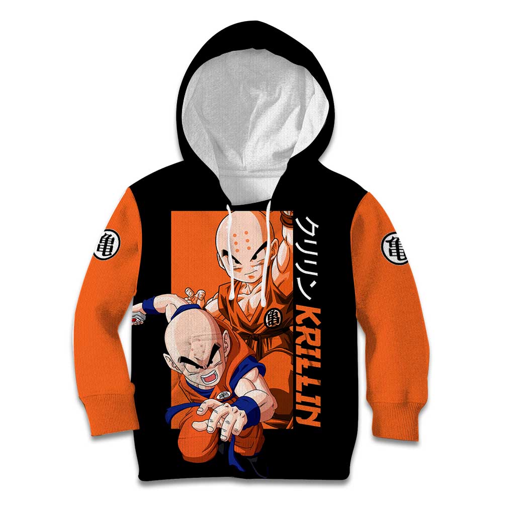 Krillin  - Dragon Ball Kid Hoodie Anime Style