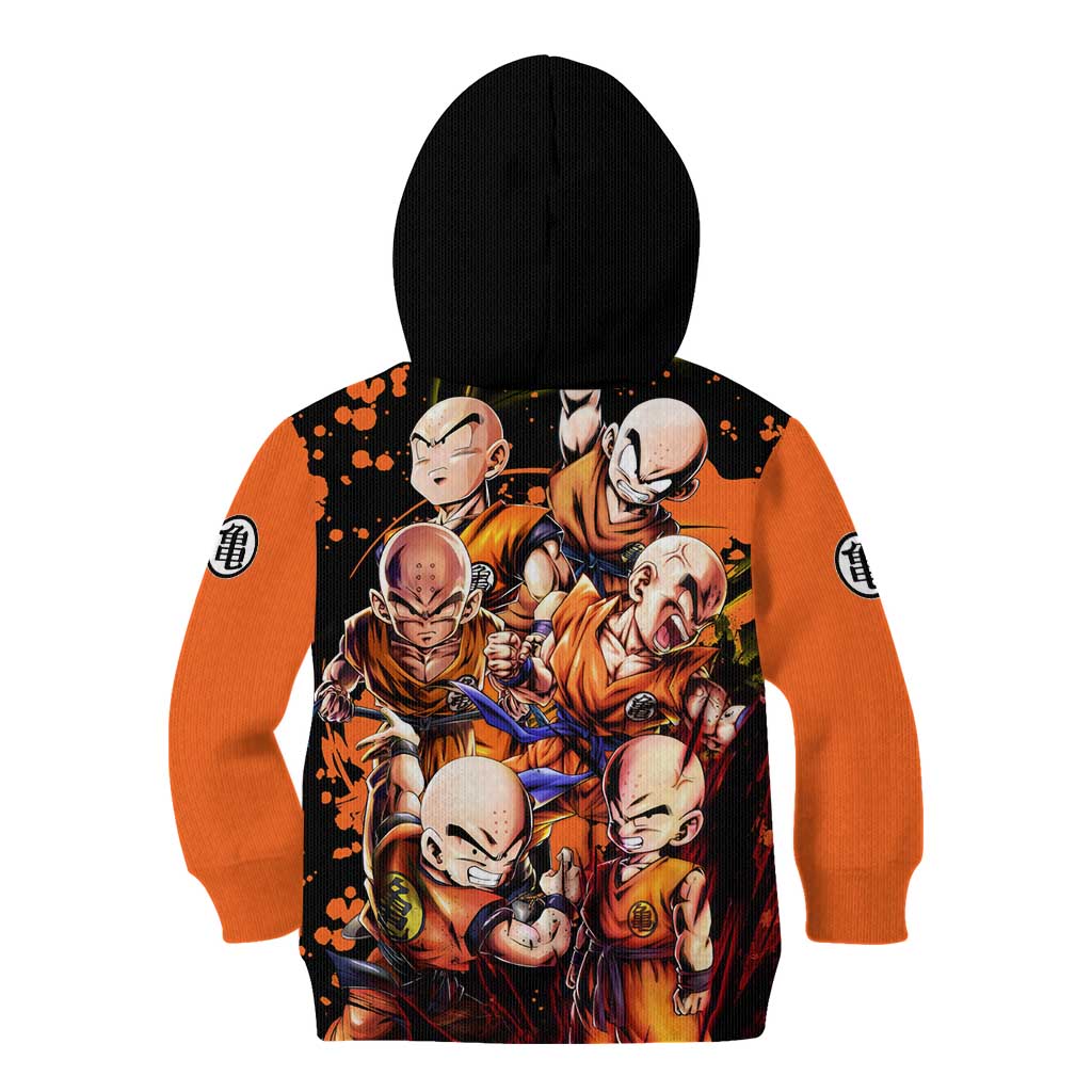 Krillin  - Dragon Ball Kid Hoodie Anime Style