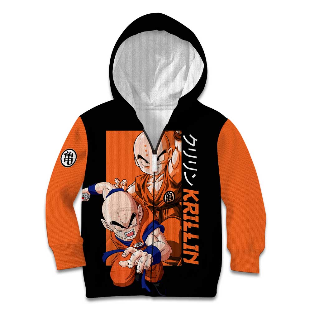 Krillin  - Dragon Ball Kid Hoodie Anime Style