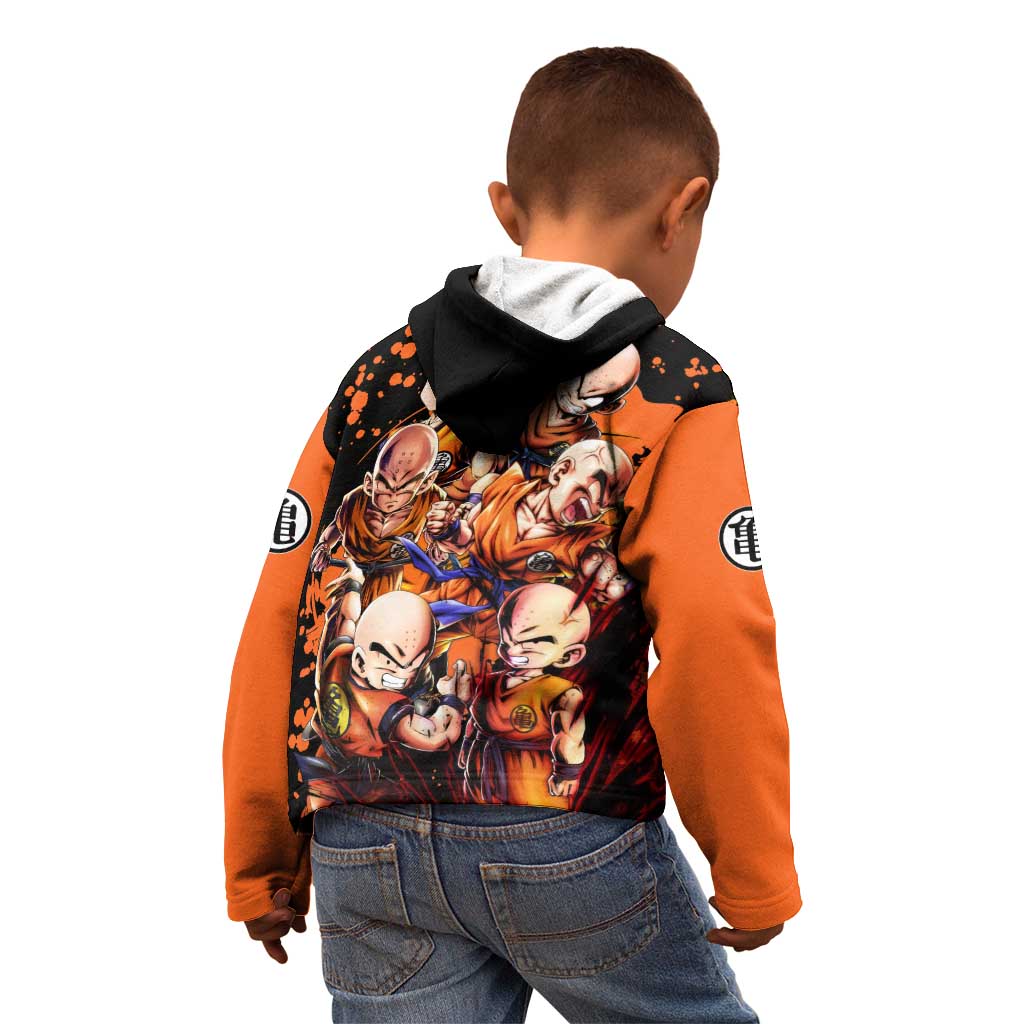 Krillin  - Dragon Ball Kid Hoodie Anime Style