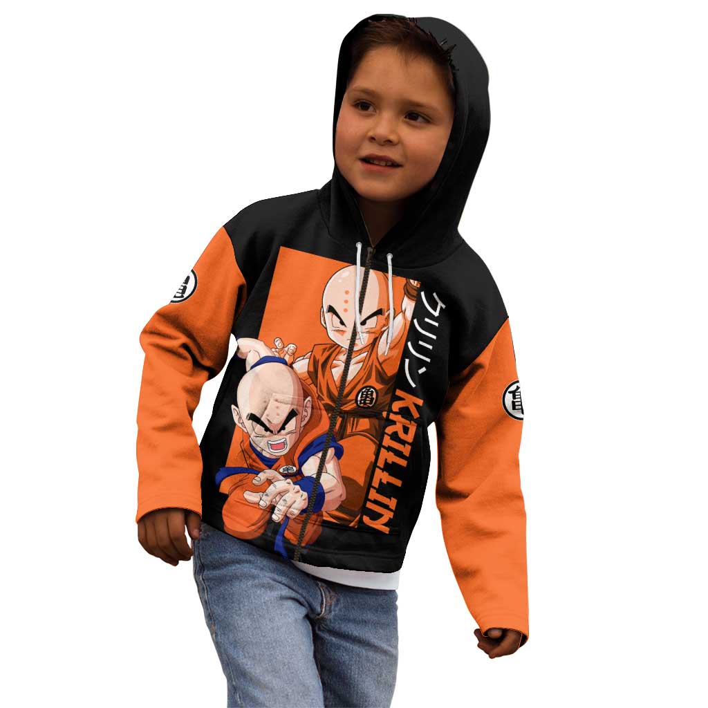 Krillin  - Dragon Ball Kid Hoodie Anime Style