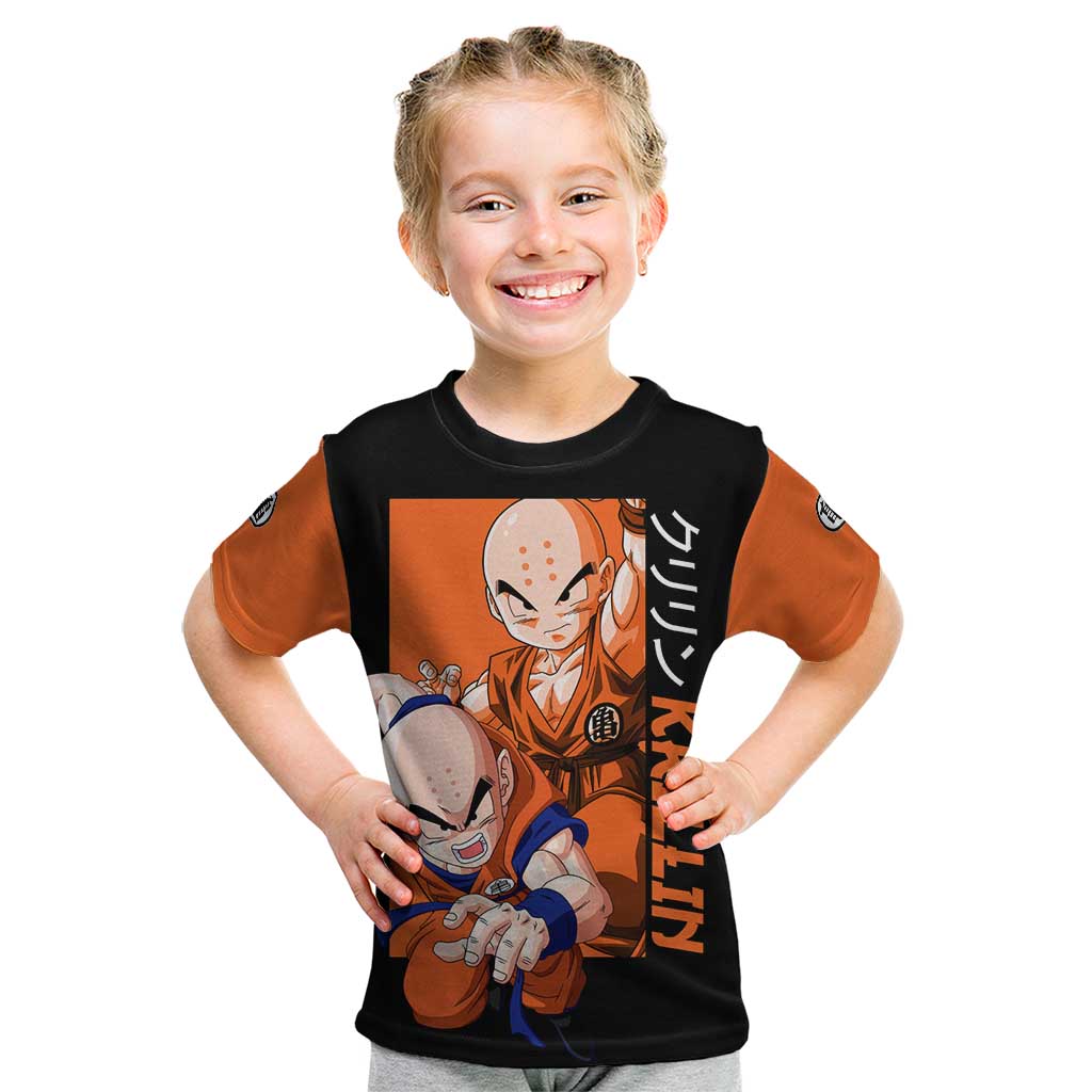 Krillin  - Dragon Ball Kid T Shirt Anime Style