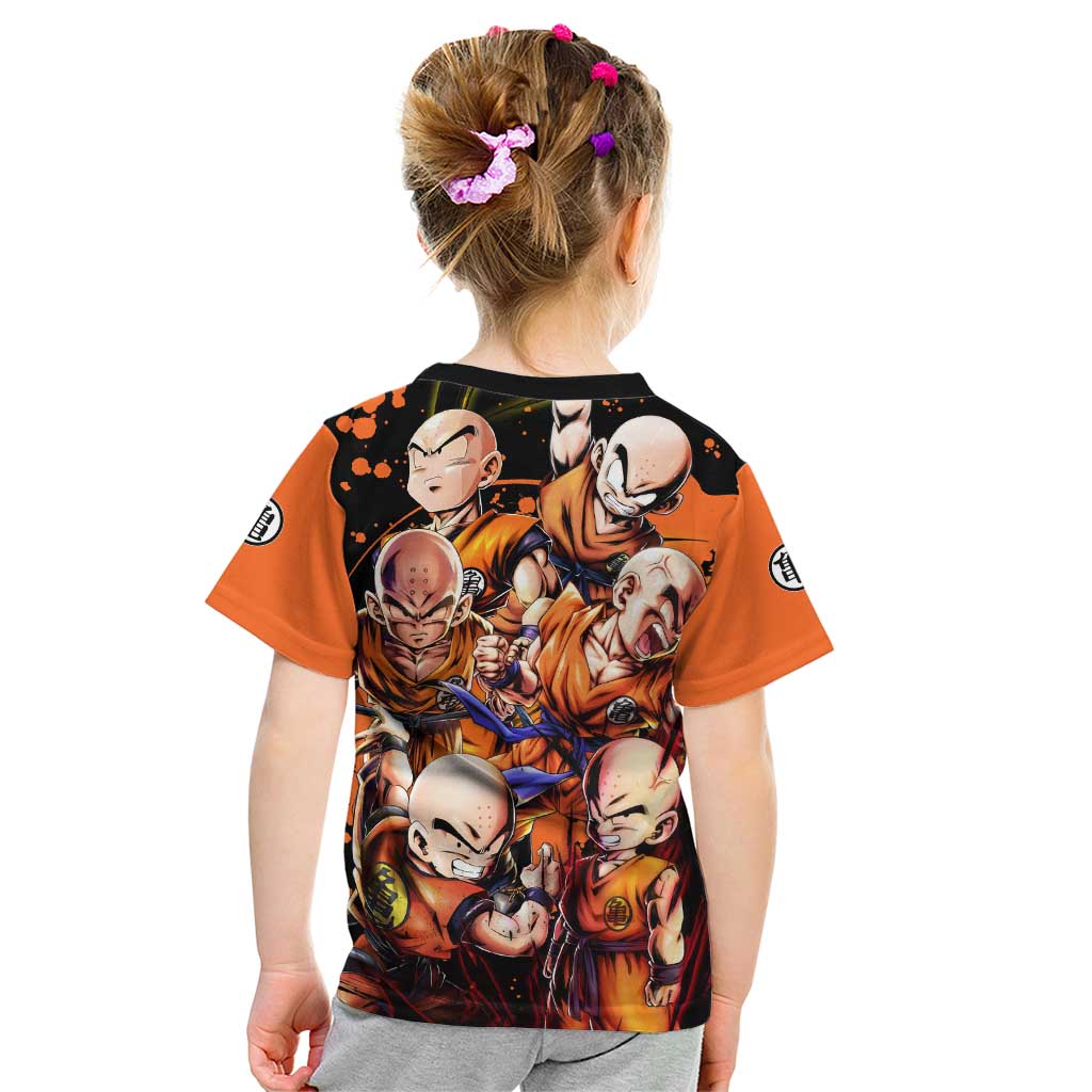 Krillin  - Dragon Ball Kid T Shirt Anime Style
