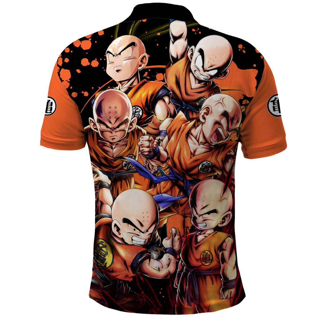 Krillin  - Dragon Ball Polo Shirt Anime Style