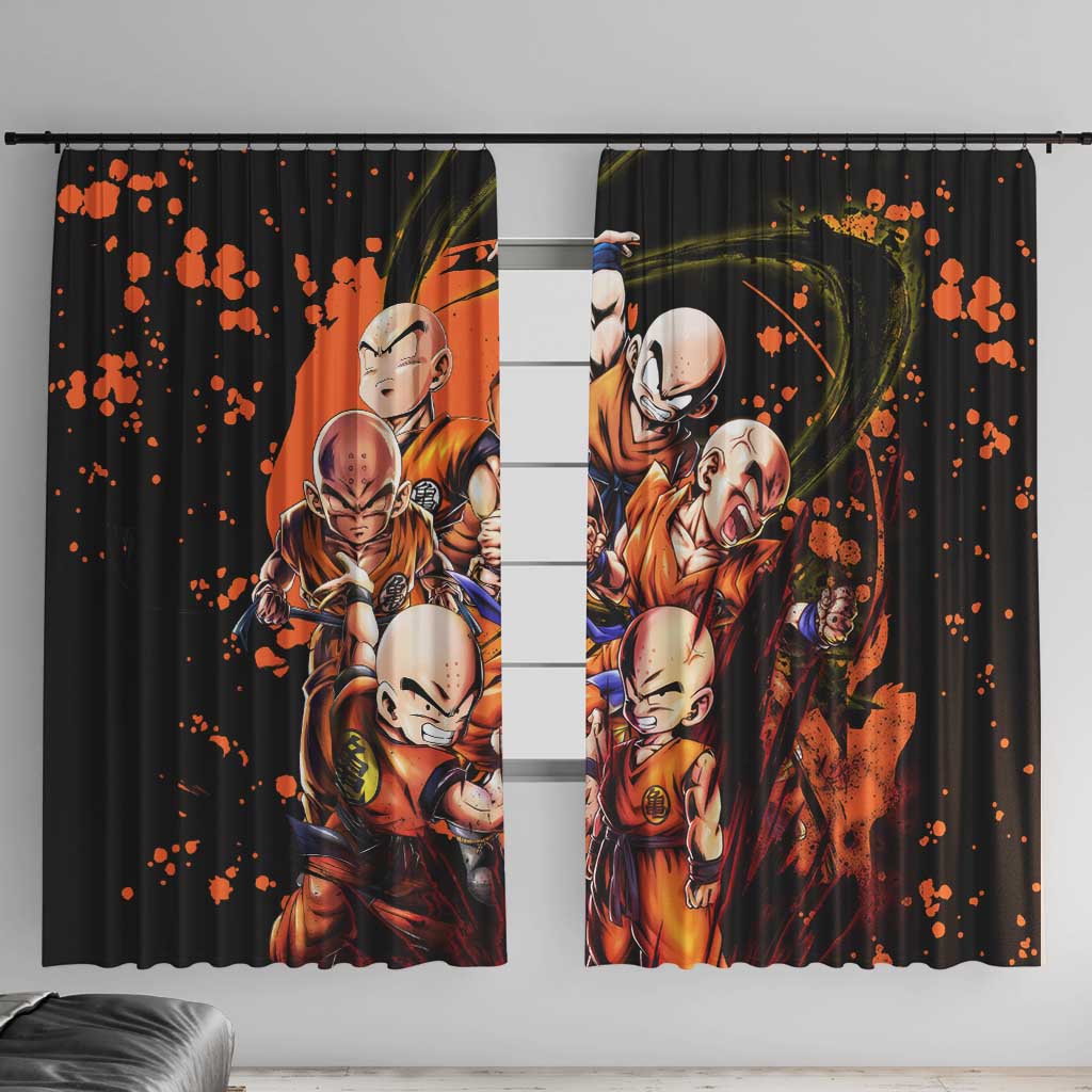Krillin  - Dragon Ball Window Curtain Anime Style