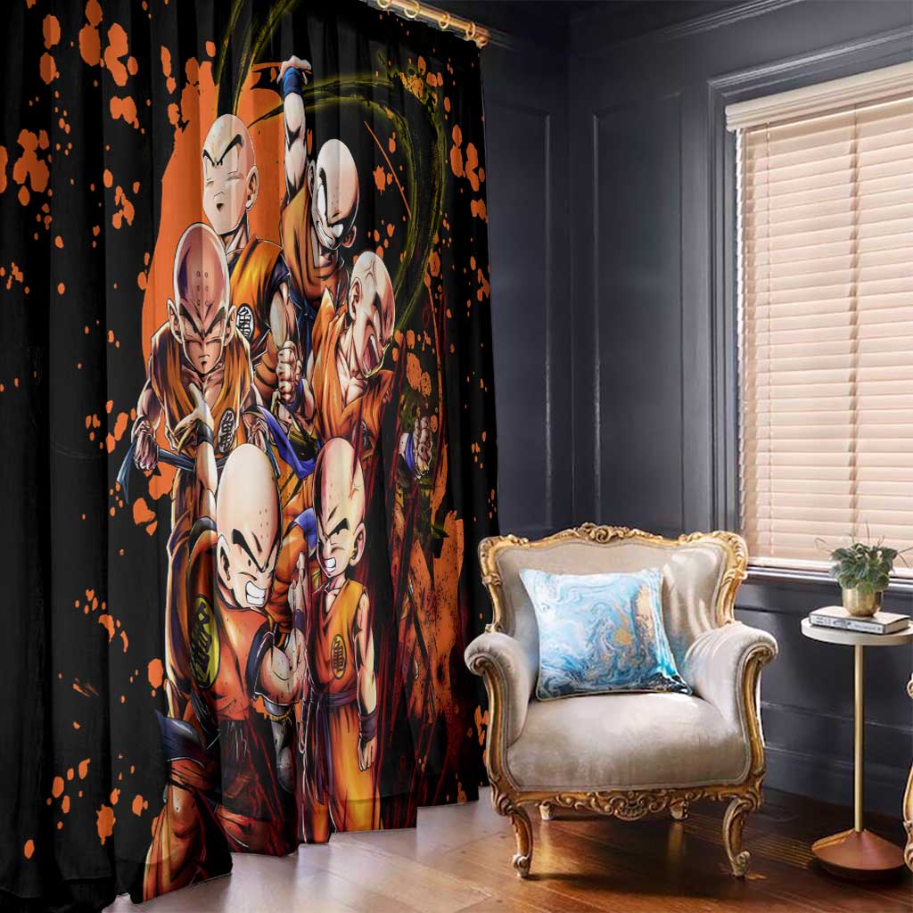 Krillin  - Dragon Ball Window Curtain Anime Style