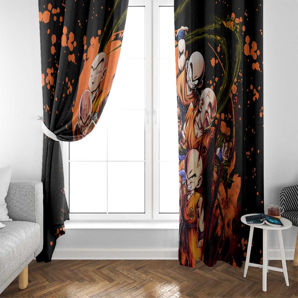 Krillin  - Dragon Ball Window Curtain Anime Style