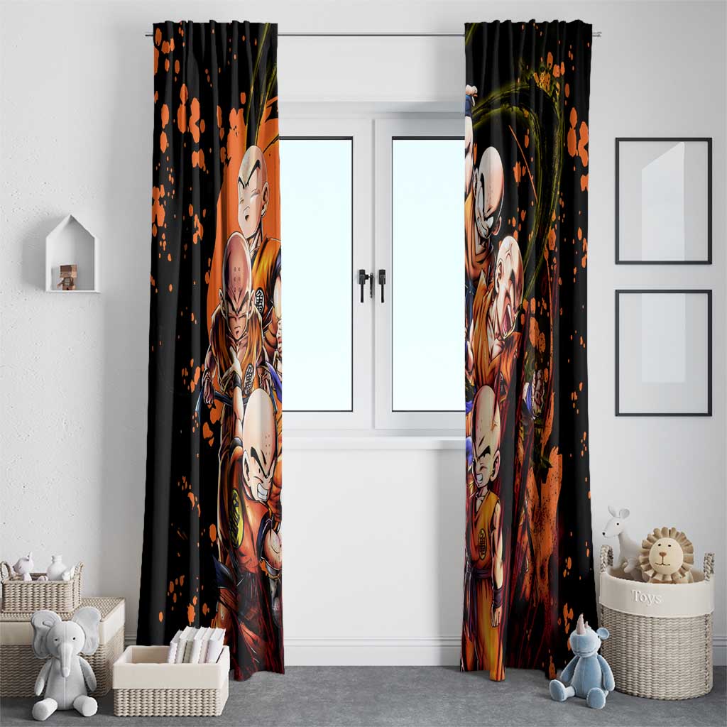 Krillin  - Dragon Ball Window Curtain Anime Style