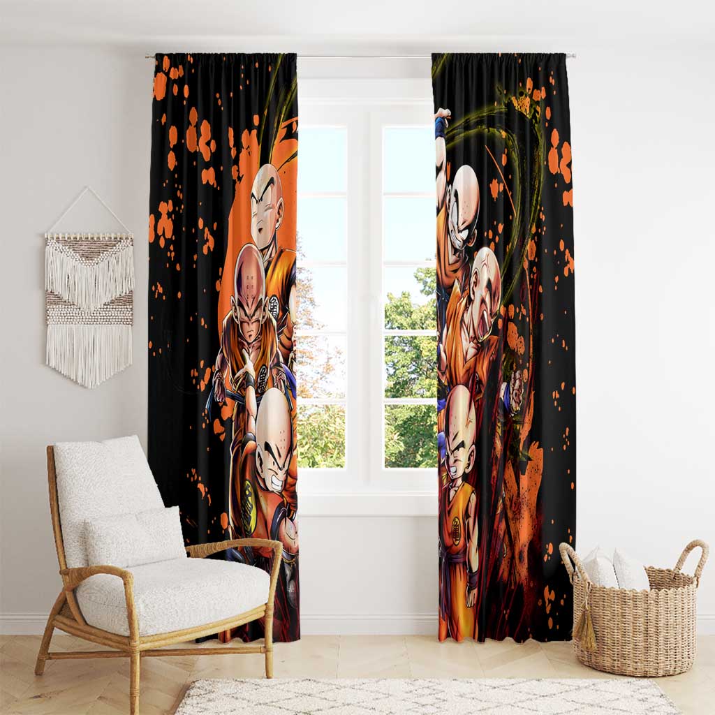 Krillin  - Dragon Ball Window Curtain Anime Style